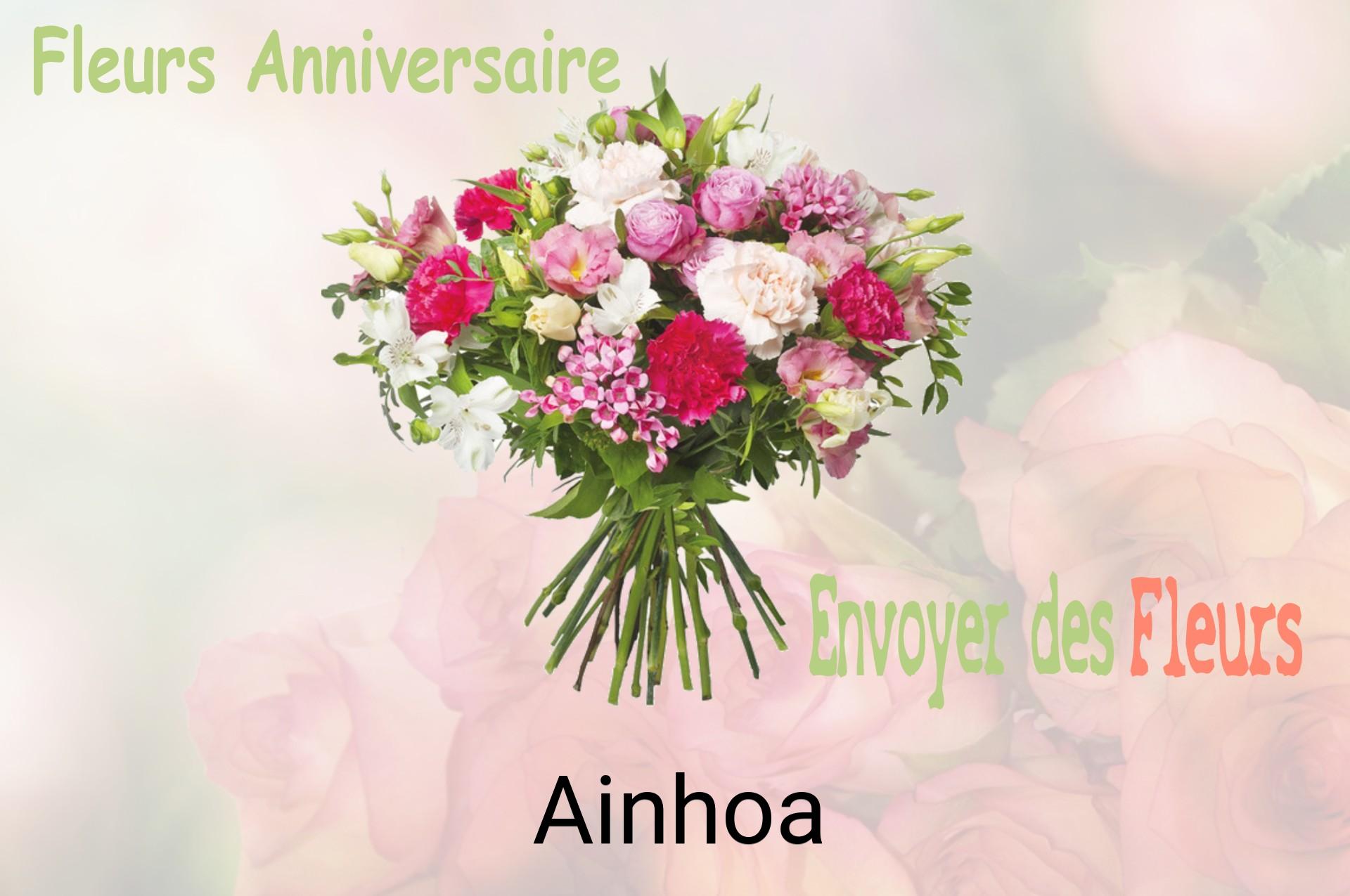 Bouquet de fleurs d’anniversaire livré à Ainhoa