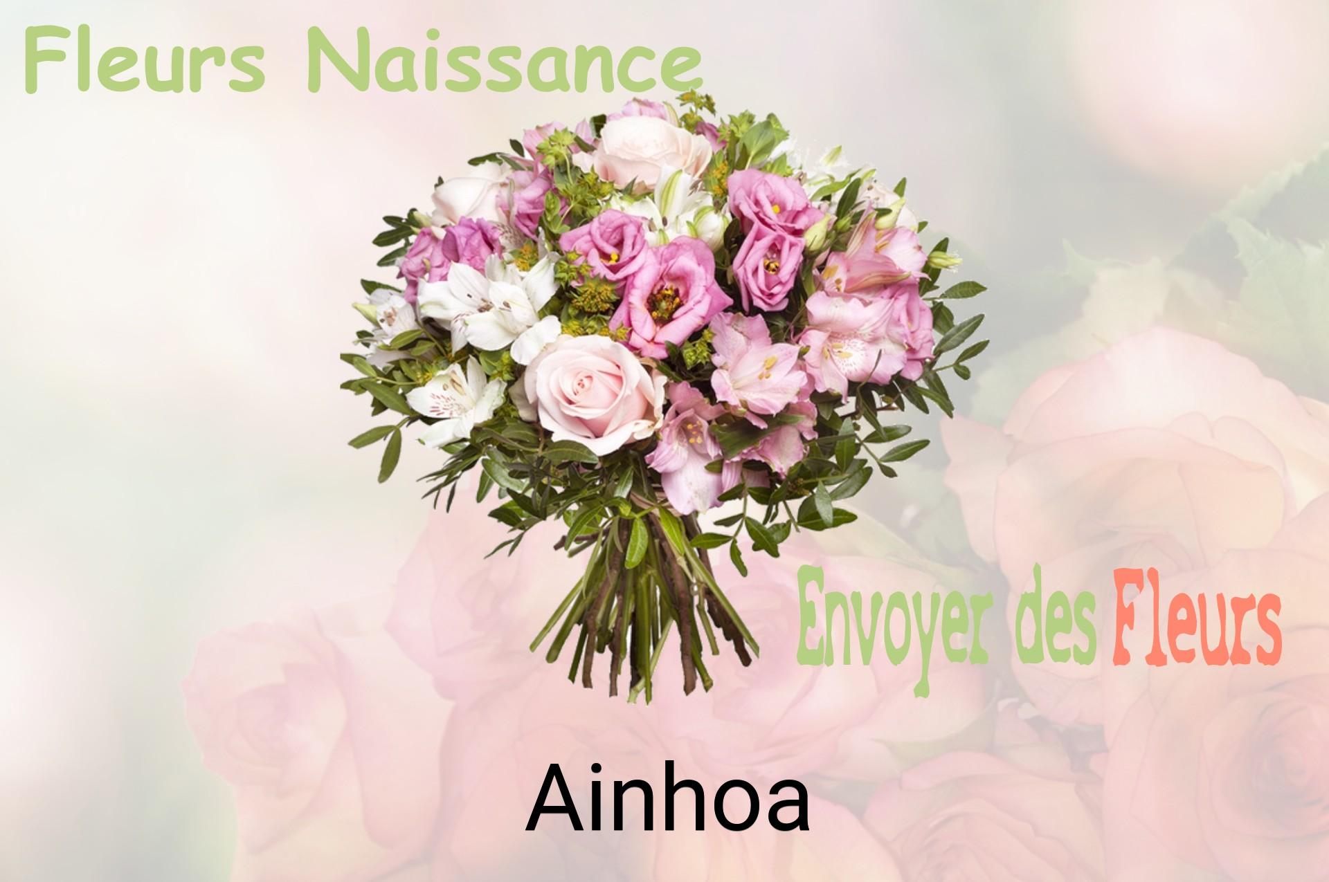 Bouquet de fleurs de naissance livré à Ainhoa